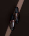 VINTAGE CHUNKY PENNY LOAFERS (DARK BROWN)