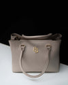 COW MILLED LEATHER BOX BAG